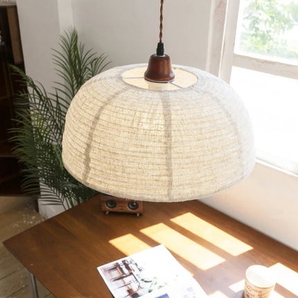 Suspension rétro en lin pour ambiance nostalgique en établissement — LZ4X9T