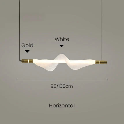 Suspension tube lumineux design nordique pour intérieur décoratif — LZ4XJ9