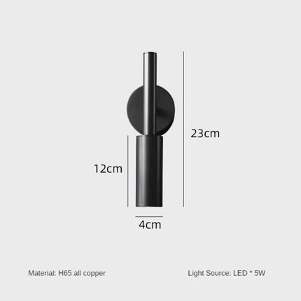 Lampe de chevet industrielle en cuivre pour lecture — LZ4P9XQ