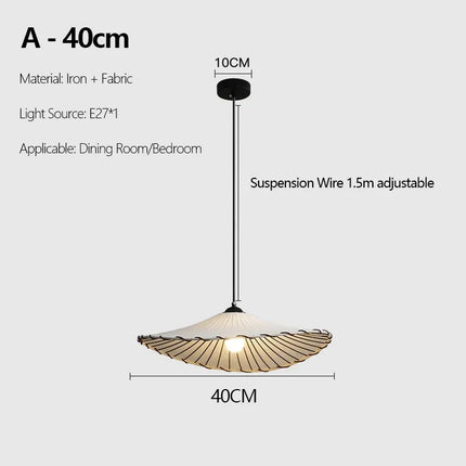 Suspension nordique en tissu avec abat-jour en paille pour intérieur — LZ4X9M