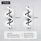 Noir-Pack de 2 / Blanc chaud-Pas de RC