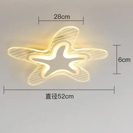 Plafonnier LED en forme d’étoile pour éclairage intérieur décoratif — LZ4X9T