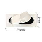 Rectangulaire Blanc / Blanc chaud (2700-3500K)