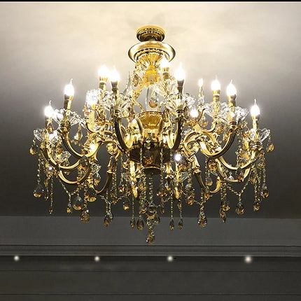 Lustre suspendu en cristal avec éclairage LED moderne — LZ4X9T