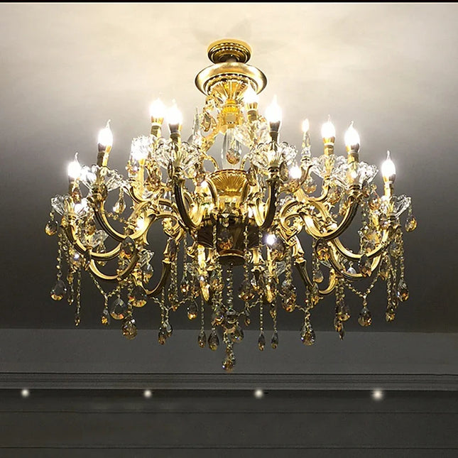 Lustre suspendu en cristal avec éclairage LED moderne — LZ4X9T