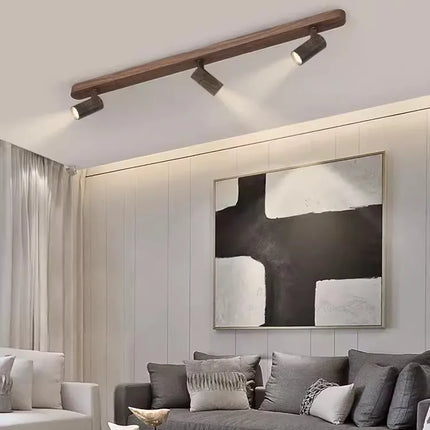 Lustre LED moderne imitation bois pour intérieur — LZ4X9Q2F