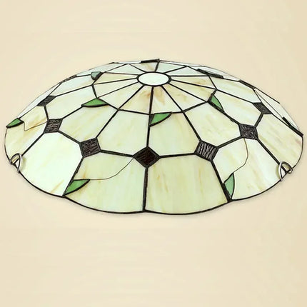 Lustre suspension bohème méditerranéen en vitrail pour intérieur — LZ4X9P2
