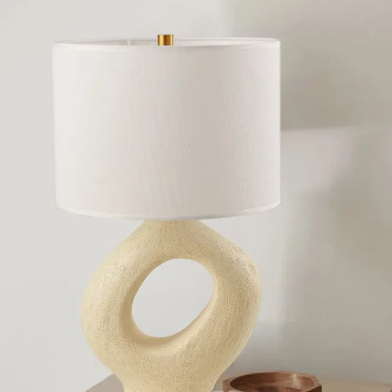 Lampe de bureau design moderne en résine wabi-sabi décorative — LZ4X9T