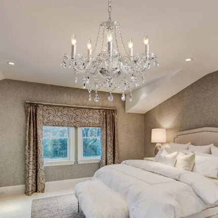 Lustre en cristal moderne pour décoration élégante et lumineuse — LZ4X9P