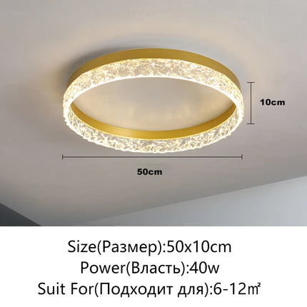 Plafonnier LED moderne nordique réglable et lumineux — LZ4X9J