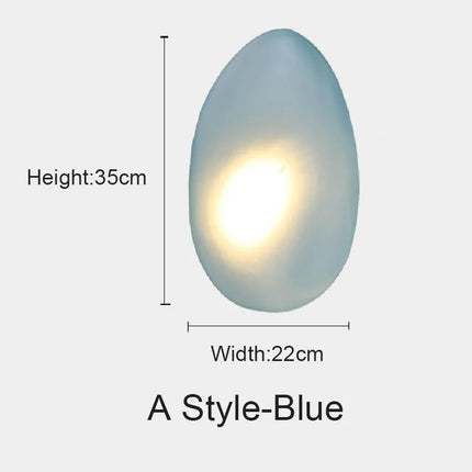 Applique murale LED galet coloré décorative — LZ4X9P
