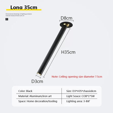 Plafonnier LED rotatif au design moderne pour intérieur — LZ4P9XJ