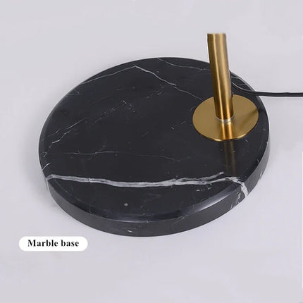 Lampadaire LED nordique réglable à base marbre avec télécommande — LZ4X9JQ