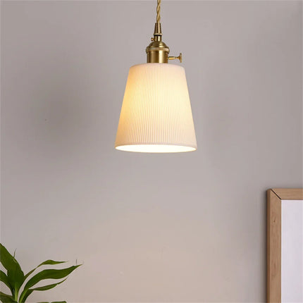 Suspension LED décorative en céramique pour loft et bar — LZ4X7P