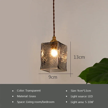 Lustre en verre au design nordique pour intérieur moderne — LZ4X9T
