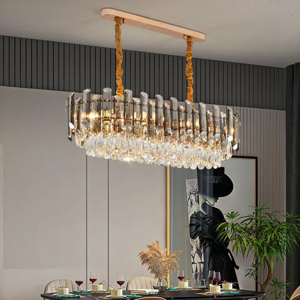 Lustre moderne en cristal K9 pour éclairage intérieur — LZ4P9XQ