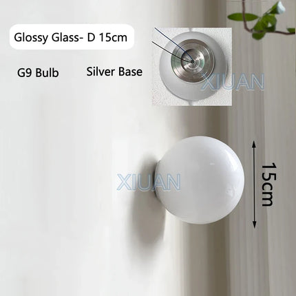 Applique murale moderne en verre pour décoration intérieure — LZ4X9T