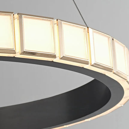Suspension minimaliste en aluminium et acrylique pour intérieur design épuré — LZ4X9M