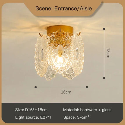 Lustre en verre clair pour intérieur élégant — LZ4X9P