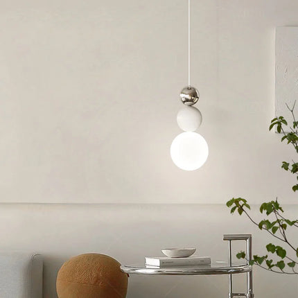 Suspension nordique en verre blanc à fil réglable — LZ4X9P