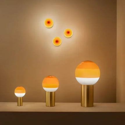 Lampe de bureau LED nordique en verre pour hôtel et restaurant — LZ4X9T2