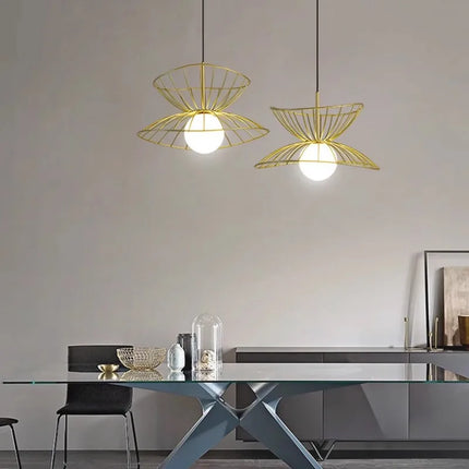Suspension plafonnier LED en métal avec câble réglable design — LZ4P9XQ