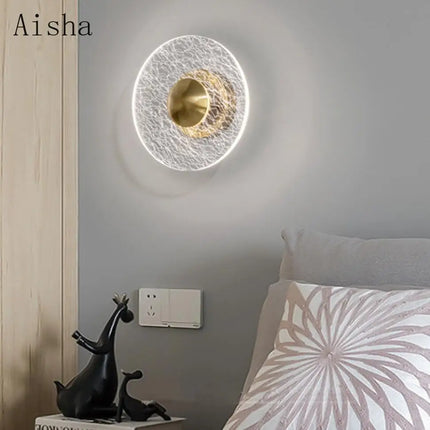 Applique murale LED fleur en acrylique pour décoration intérieure — LZ4XJ9