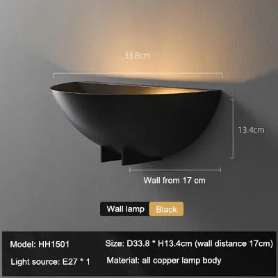 Lampe de chevet en cuivre pour intérieur élégant haut de gamme — LZ4X9P2