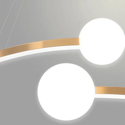 Suspension LED anneau style nordique pour éclairage design — LZ4X9T