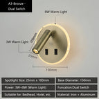 A3 / Blanc chaud (2700-3500K) / LED 3W et 8W