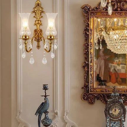 Applique murale en cuivre style français antique nordique — LZ4P9XJ