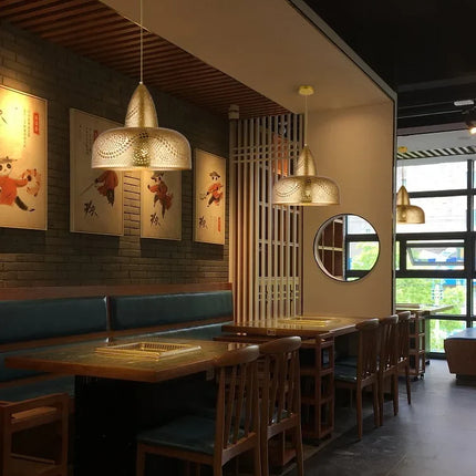 Suspension design saoudien finition or pour café et magasin — LZ4X9T2