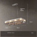 80 30 pendant light / Gold frame / Warm light