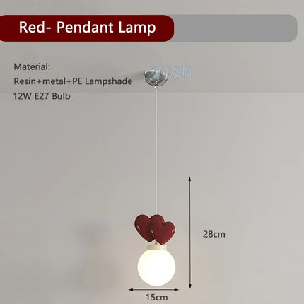Suspension en forme de cœur pour chambre d’enfant princesse — LZ4P9X
