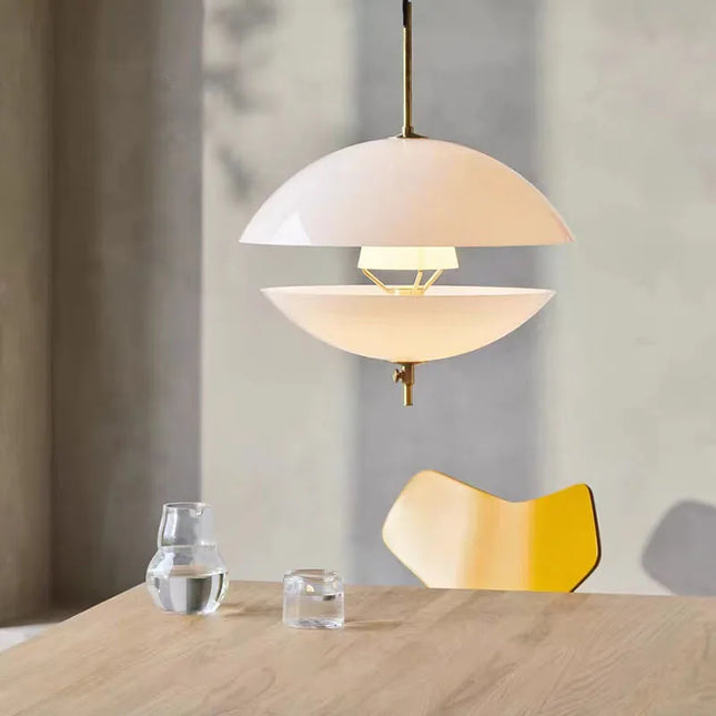 Suspension réglable en verre style nordique Art déco — LZ4X9P2Q