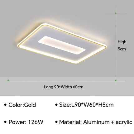 Plafonnier LED design moderne pour décoration intérieure — LZ4M9X2