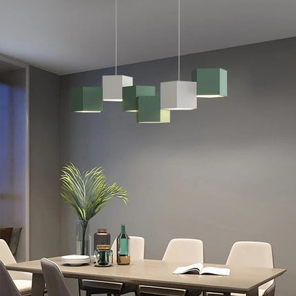 Lustre suspension nordique design prisme hexagonal simple — LZ4X9T1