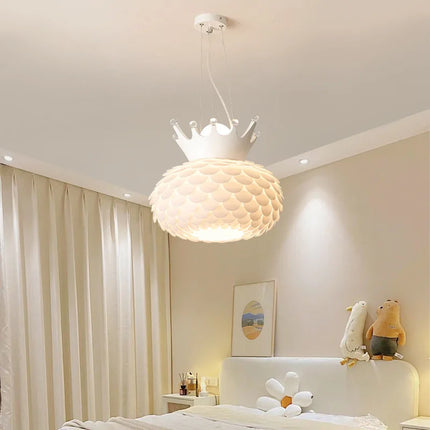 Lustre suspension lumière chaude design moderne pour chambre fille — LZ4X9P2