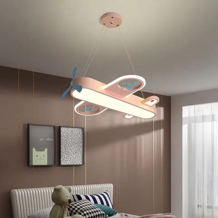Suspension LED en bois et métal pour chambre d’enfant — LZ4QJ7M