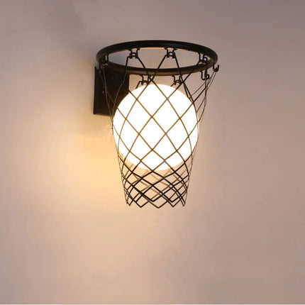 Applique murale nordique créative avec motif panier personnalisé — LZ4X9J