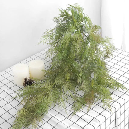 Plafonnier nordique en plastique avec décorations de plantes murales — LZ4X9T