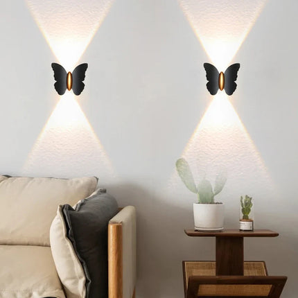 Applique murale LED extérieure décor papillon — LZ4X9JQ