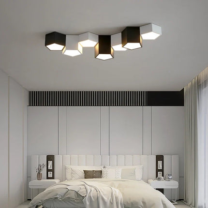 Lustre moderne à lumière géométrique simple — LZ4D7Q9