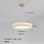 D60CM / Cuivre / Lumière tricolore