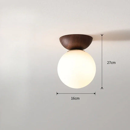 Plafonnier LED décoratif style japonais et design nordique — LZ4X9T2