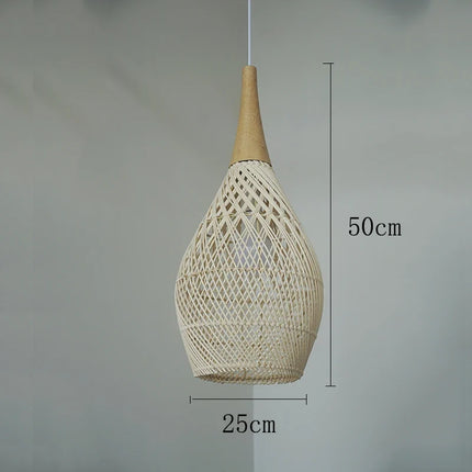 Suspension rotin vintage d’Asie du Sud-Est pour salle à manger et restaurant — LZ4X9P