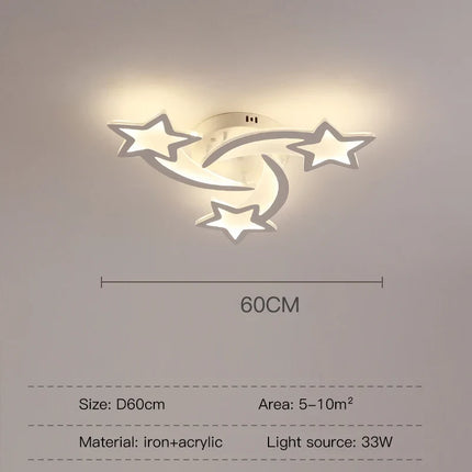 Lustre moderne en fer forme de branche pour intérieur — LZ4Q7M9