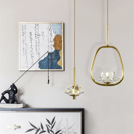 Suspension LED en cristal style Zen — LZ4Q7M9