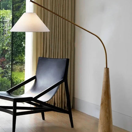 Lampadaire nordique moderne avec télécommande pour décoration intérieure — LZ4X9P