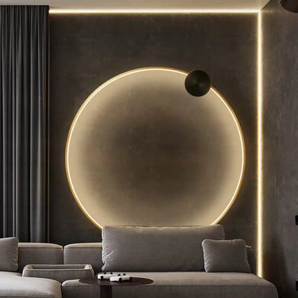 Applique murale LED en laiton style Art déco pour intérieur contemporain — LZ4X9Q2